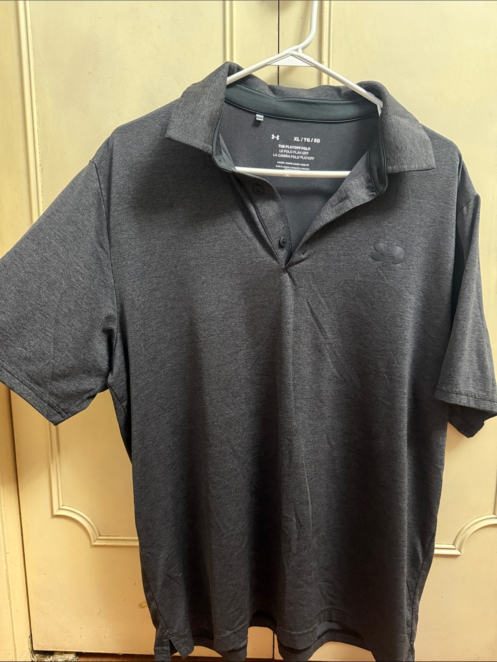 Under Armour Men's Charcoal PlayOff Polo Shirt